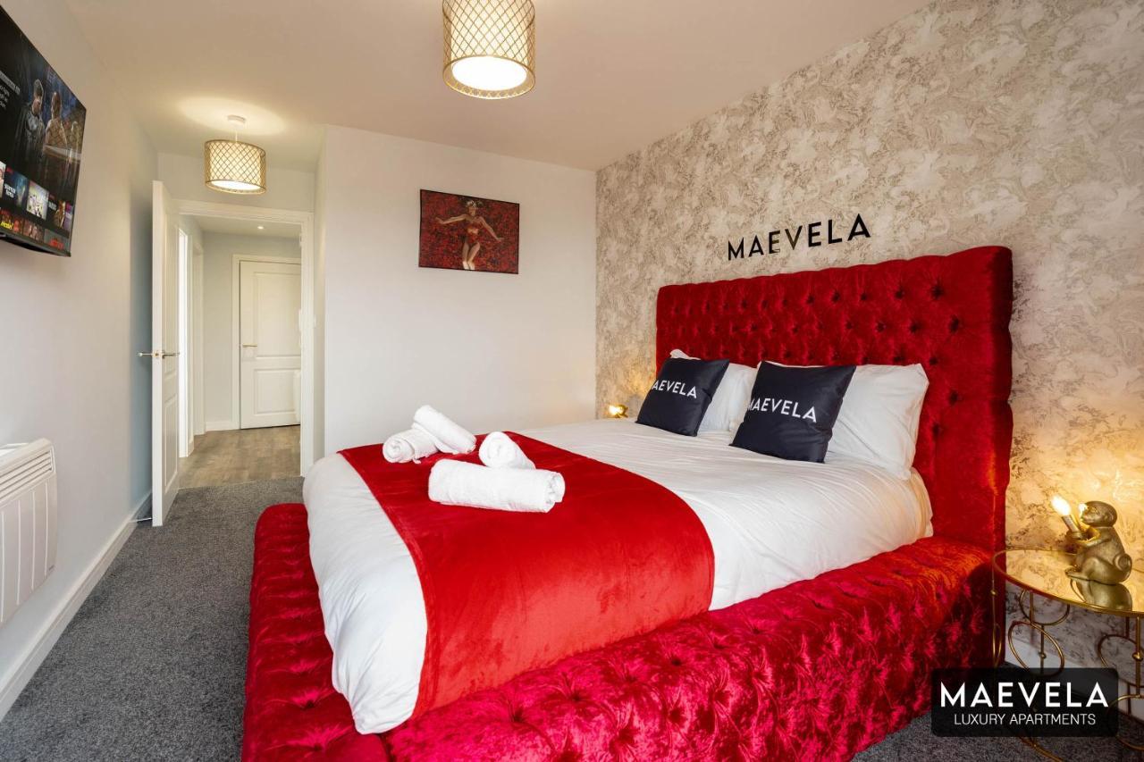 Maevela Apartments - Luxury Top Floor Penthouse - With Parking - 2 Bedroom New Build Apartment ✪ City Centre, Digbeth ✓ With Huge Patio Sliding Doors - City View - Rooftop Terrace - Ps4 & Smart Tv'S Birmingham Exterior photo