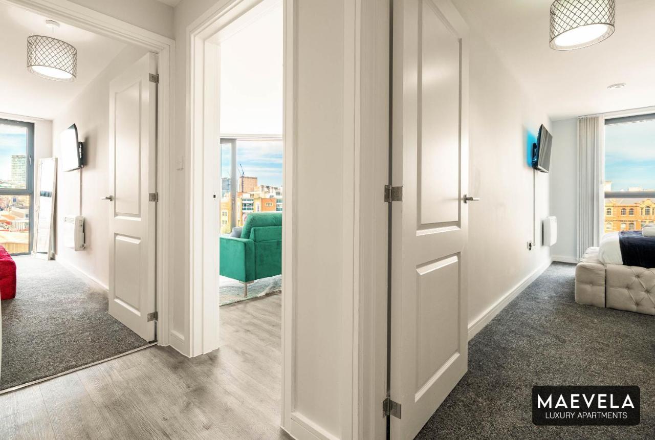 Maevela Apartments - Luxury Top Floor Penthouse - With Parking - 2 Bedroom New Build Apartment ✪ City Centre, Digbeth ✓ With Huge Patio Sliding Doors - City View - Rooftop Terrace - Ps4 & Smart Tv'S Birmingham Exterior photo